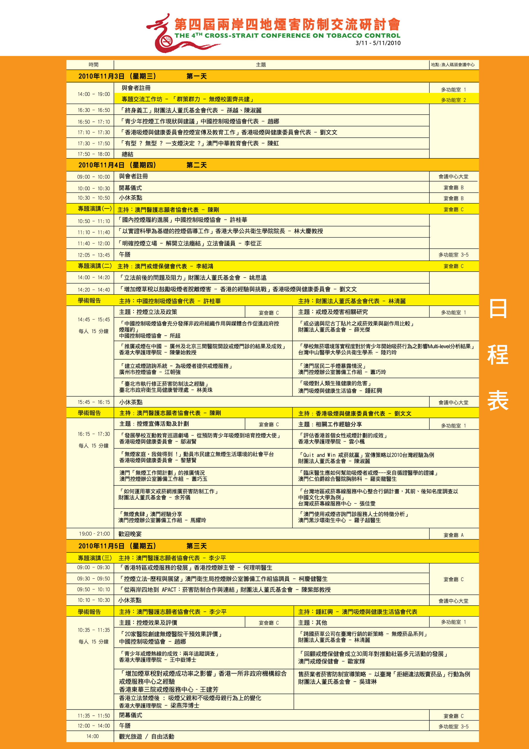 4th Tobacco Control_rundown final